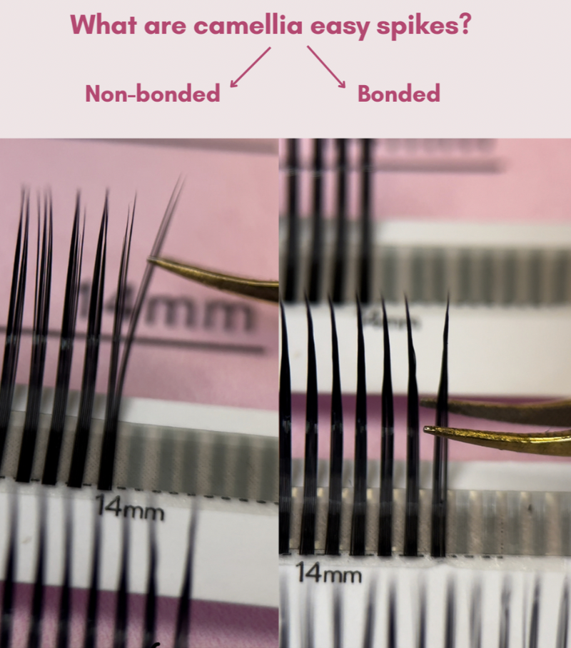 what are camellia easy spikes: bonded and non-bonded