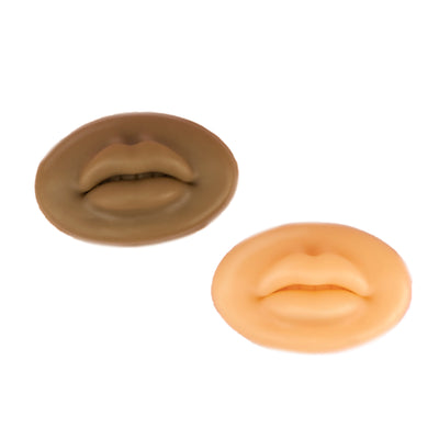 Both styles of 3D Silicone Lips standing in front of a white background.