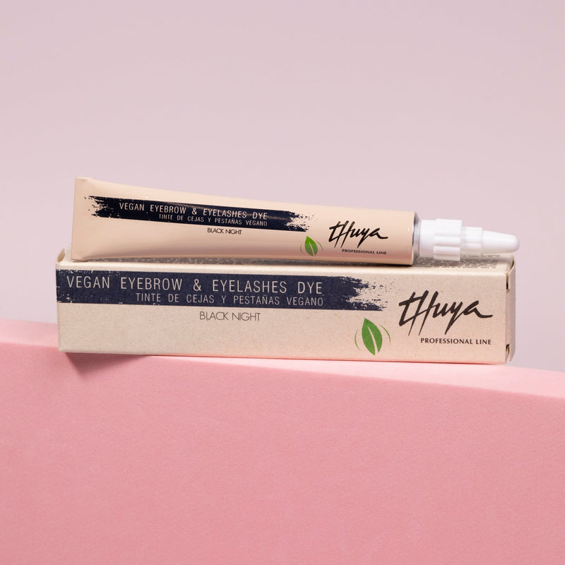 Thuya Vegan Eyebrow & Eyelash Dye - Black Night