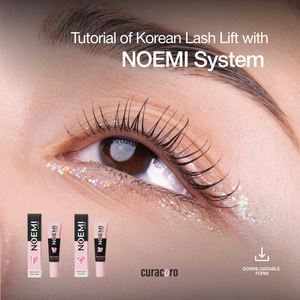 Tutoriel de Lash Lift coréen avec les produits Noemi