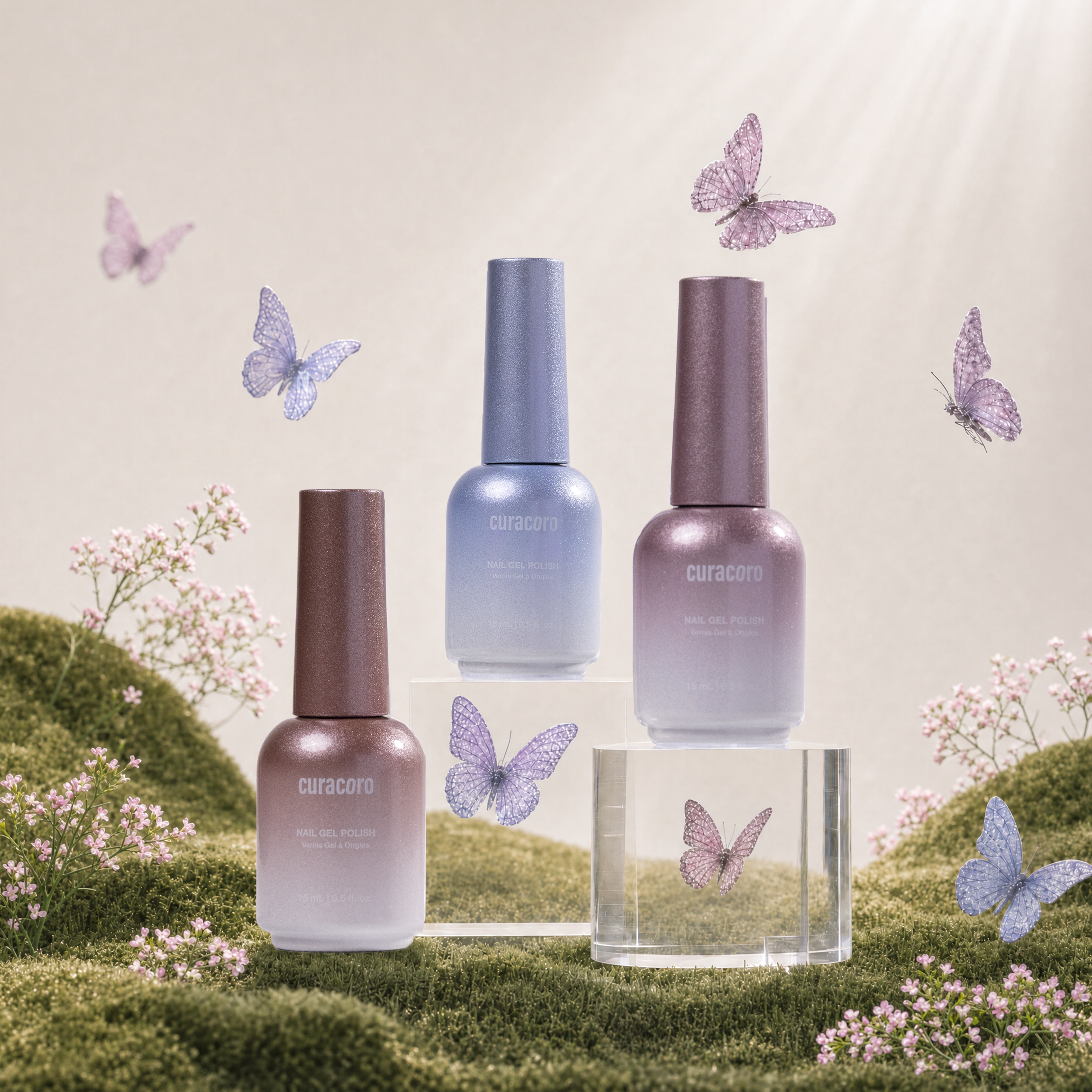 Twinkle Fairy - Collection de gels effet Cat Eye (6 teintes / 15 ml chacune)