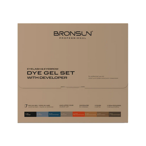 Bronsun Kit de teinture pour cils et sourcils (8 couleurs + 2 révélateur)