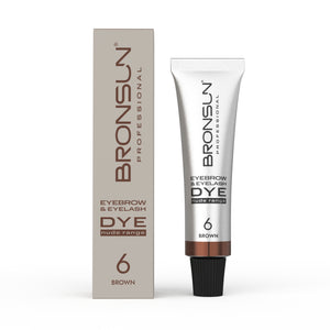 Eyebrow and Eyelash Cream Dye NUDE RANGE BRONSUN brown 