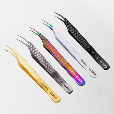 Girl Boss Tweezer Gold, Silver, Galaxy, Daisy White, Onyx