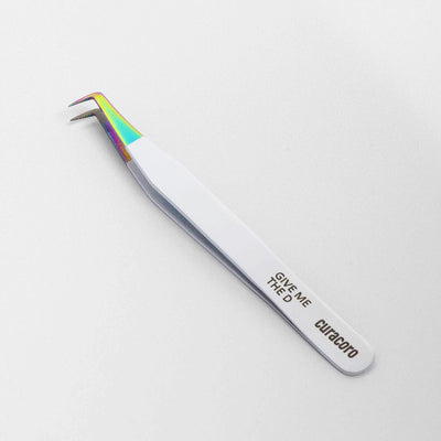 Give Me The D Tweezer Daisy White over a light background. 