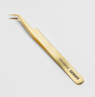 Curacoro Lash Extension Tweezer Gold style.