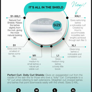 InLei® TOTAL 8 Shields | 8 Different Sizes of Lift Shields S-XL