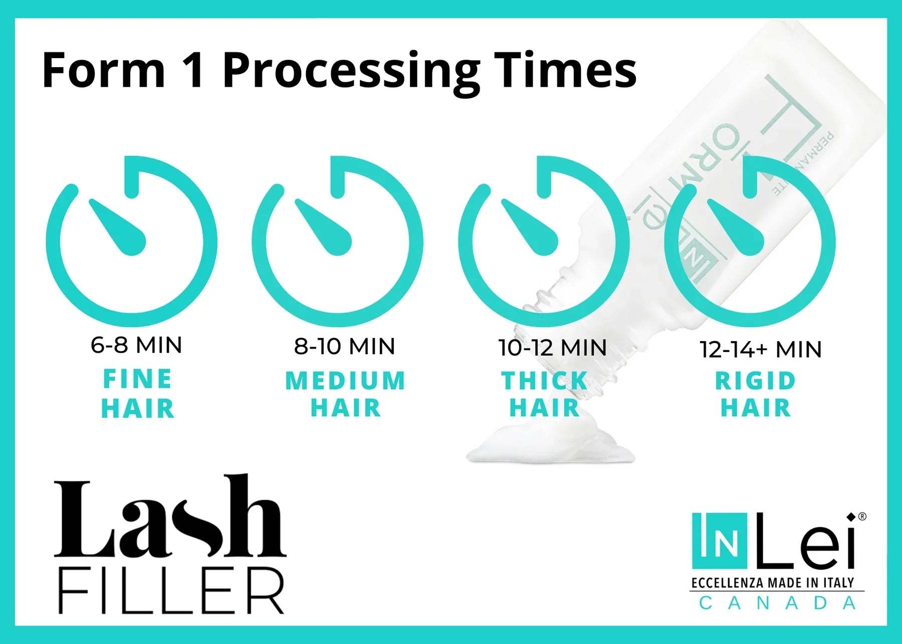 InLei® Form 1 Sachets | 9 Piece | Lash Filler Treatment