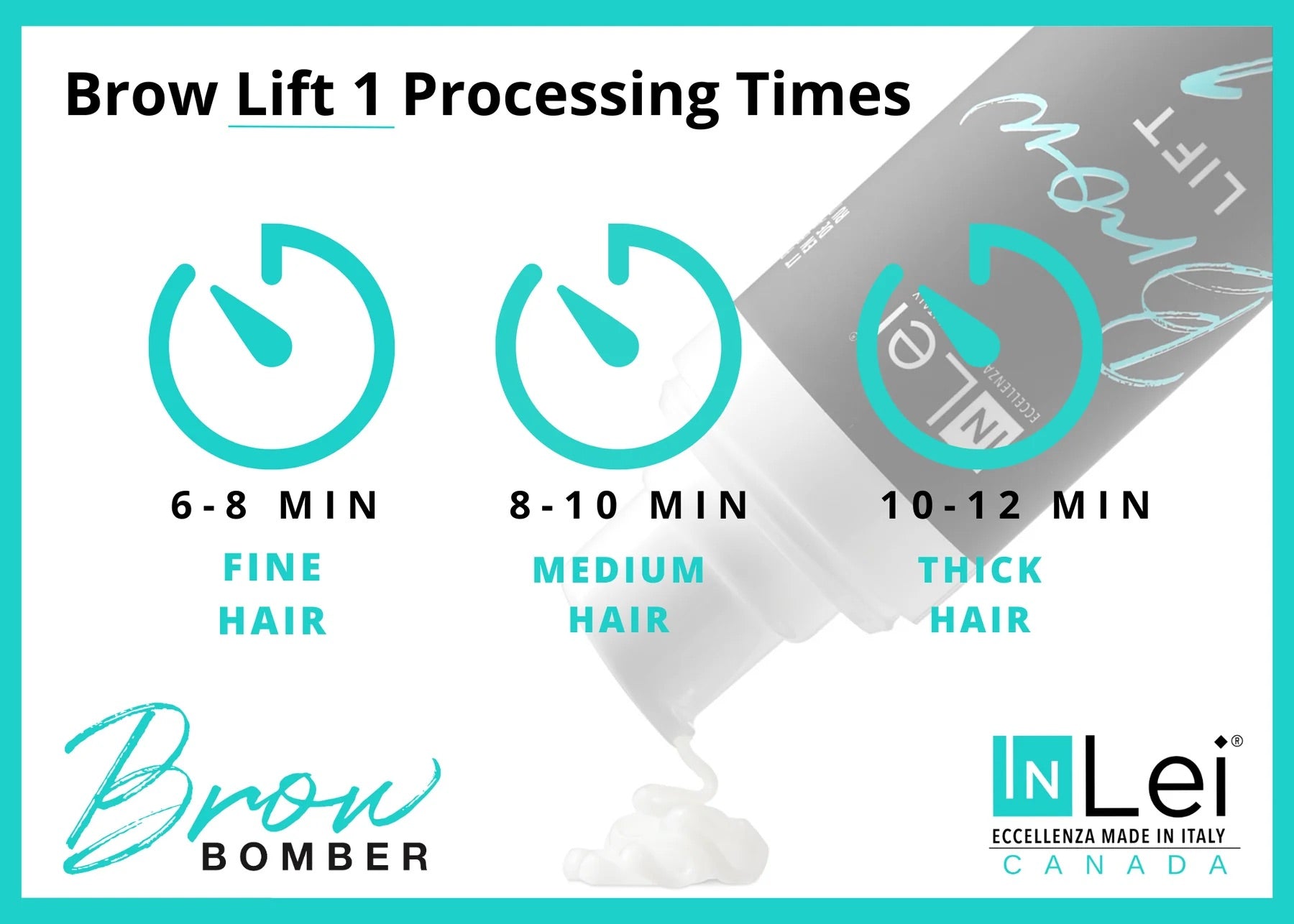 InLei® Brow Lift 1 Processing Times Brow Bomber