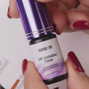 UV Instaset Clear – Colle transparente pour extensions de cils 5 ml