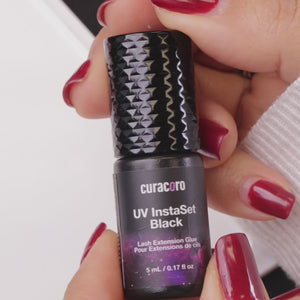 UV Instaset Black – Colle UV noire pour extensions de cils