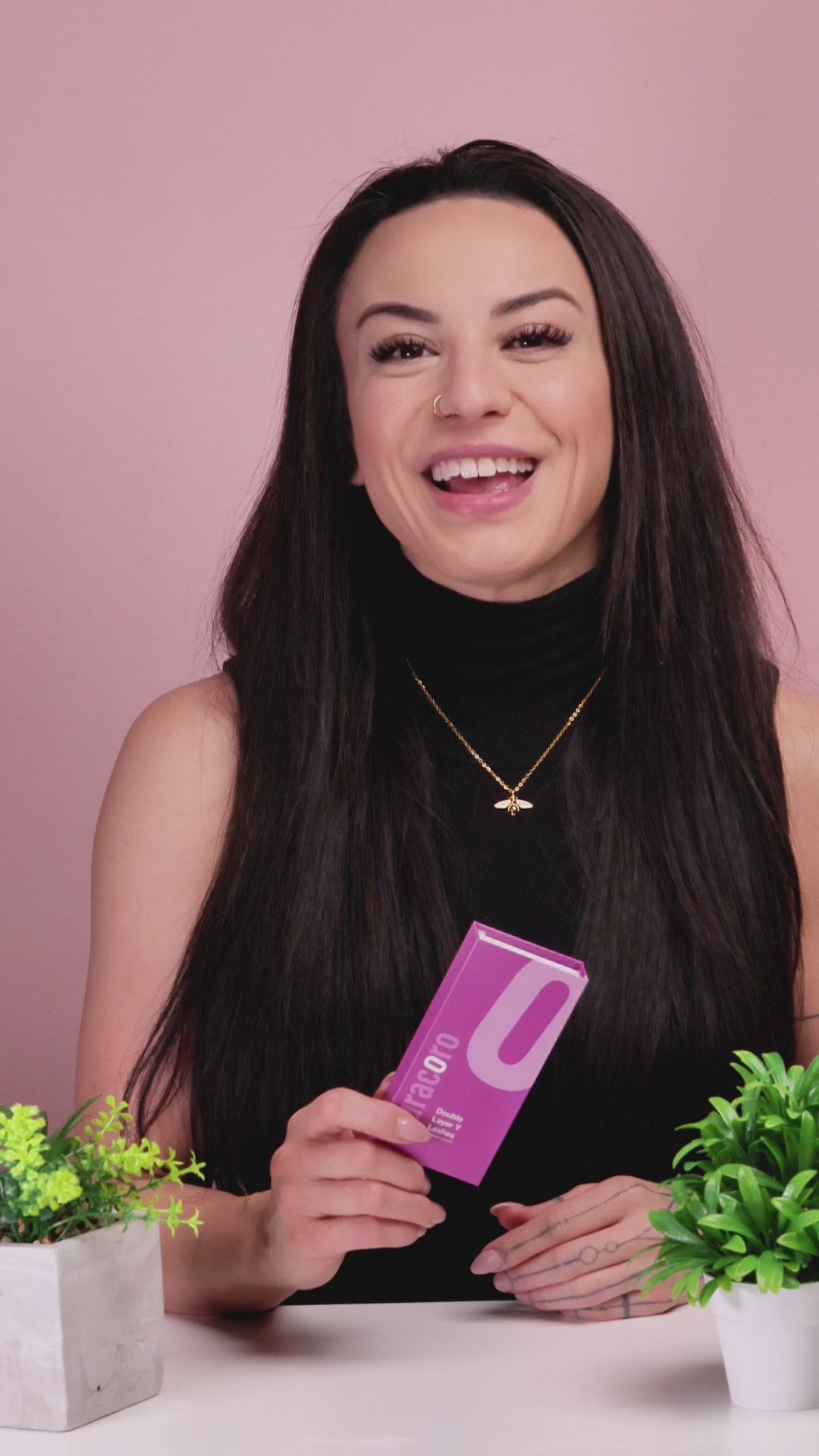 Cils Double Couche Y 4D – 0,07