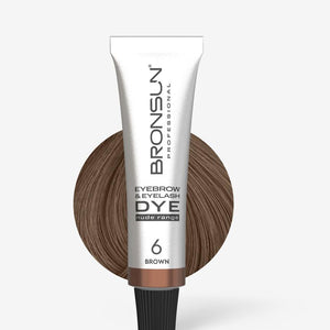 Eyebrow and Eyelash Cream Dye NUDE RANGE BRONSUN brown 