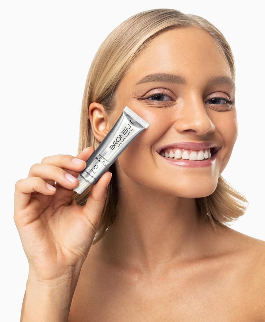 Eyebrow Dye Diluter BRONSUN clear 
